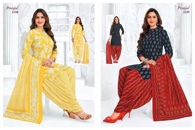 Priyanshi Vol 33 By Pranjul Printed Cotton Dress Material Wholesalers In Delhi